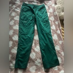 CHEROKEE Hunter Green Scrub pants!